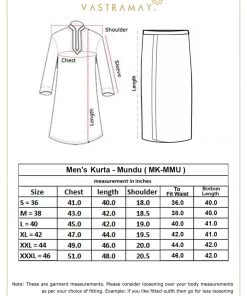 VASTRAMAY Men's Aqua Blue Cotton Kurta And Mundu Set