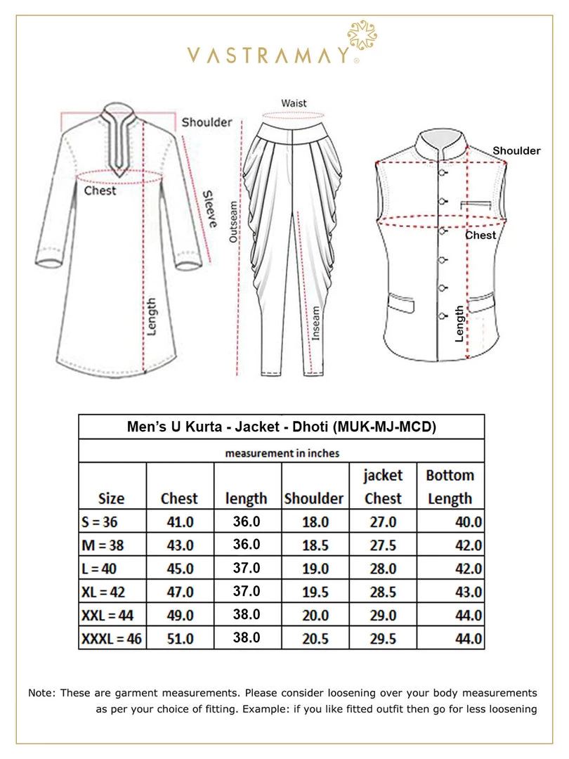 Vastramay Kurta Sets Men's Dark Blue Cotton Silk Blend Ethnic Jacket, Kurta And Dhoti Pant Set 8 Vastramay Kurta Sets Men's Dark Blue Cotton Silk Blend Ethnic Jacket, Kurta And Dhoti Pant Set