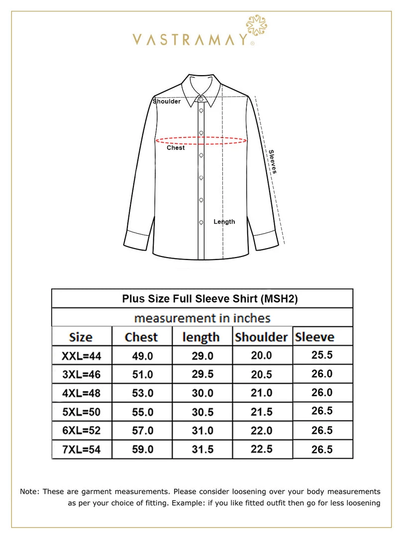 Plus Size Collection VASTRAMAY Men's Plus Size Black Silk Blend Ethnic Shirt 8 Plus Size Collection VASTRAMAY Men's Plus Size Black Silk Blend Ethnic Shirt