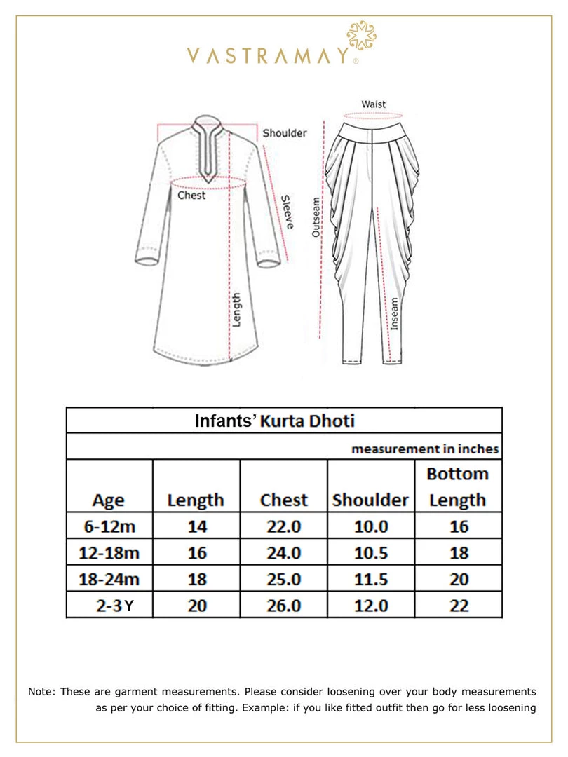 Boys VASTRAMAY SISHU Boy's Rose Gold Kurta With Dhoti Pants & With Dupatta 9 Boys VASTRAMAY SISHU Boy's Rose Gold Kurta With Dhoti Pants & With Dupatta