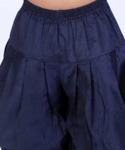 JBN Creation VASTRAMAY Boys Navy Blue Solid Dhoti Pants