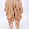 JBN Creation VASTRAMAY Boys Beige Solid Cotton Dhoti Pants