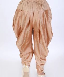 JBN Creation VASTRAMAY Boys Beige Solid Cotton Dhoti Pants