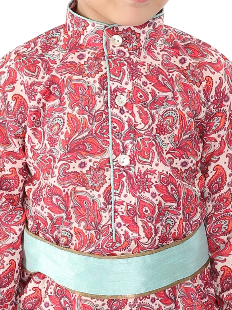 Vastramay Boys Janmashtami Printed Krishna Kurta And Dhoti Set 5 Vastramay Boys Janmashtami Printed Krishna Kurta And Dhoti Set