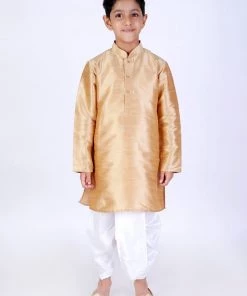 JBN Creation VASTRAMAY Boys White Solid Dhoti Pants