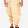 JBN Creation Boys' Gold Silk Blend Embroidered Dhoti