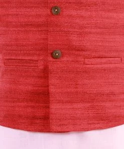 Vastramay Boys Maroon, Pink And White Jacket, Kurta And Pyjama Set 11 Vastramay Boys Maroon, Pink And White Jacket, Kurta And Pyjama Set