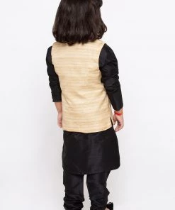 JBN Creation Buy 1 Get 1 Boys' White Cotton Silk Kurta, Jacket And Pyjama Set 12 JBN Creation Buy 1 Get 1 Boys' White Cotton Silk Kurta, Jacket And Pyjama Set