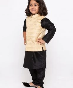 JBN Creation Buy 1 Get 1 Boys' White Cotton Silk Kurta, Jacket And Pyjama Set 14 JBN Creation Buy 1 Get 1 Boys' White Cotton Silk Kurta, Jacket And Pyjama Set