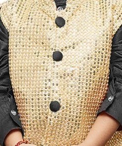 JBN Creation Boys' Black Cotton Silk Kurta, Waistcoat And Pyjama Set 11 JBN Creation Boys' Black Cotton Silk Kurta, Waistcoat And Pyjama Set