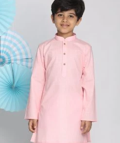 Vastramay Boys Pink Kurta