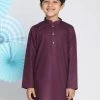 Vastramay Boys Purple Kurta
