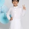 Vastramay Boy's White Kurta