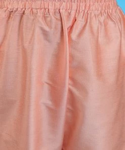 Vastramay Pink Color Viscose Kurta Pyjama Siblings Set