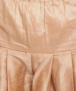 Vastramay Silk Blend Gold Baap Beta Dhoti Kurta Set