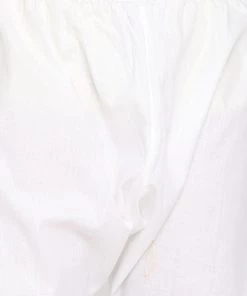 Vastramay Boys Orange And White Kurta Pyjama Set