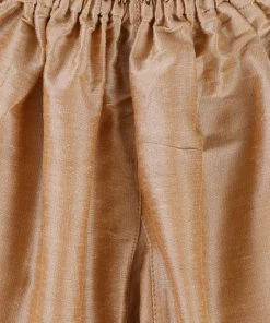 JBN Creation Boys White And Rose Gold Jacquard Kurta Pyjama Set