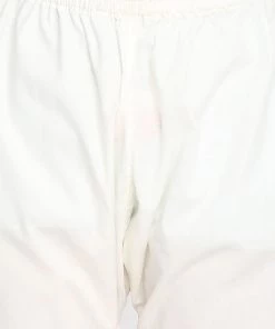 VASTRAMAY Boys' Blue And White Kurta Pyjama Set