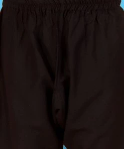 Vastramay Black Color Mirror Work Kurta Pyjama Siblings Set