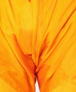 JBN Creation Boys' Brown Silk Blend Sherwani