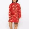 JBN Creation Boys' Red Cotton Silk Kurta And Pyjama Set 2 JBN Creation Boys' Red Cotton Silk Kurta And Pyjama Set