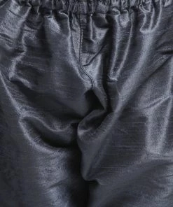 Vastramay Silk Blend Grey Baap Beta Kurta Pyjama Set