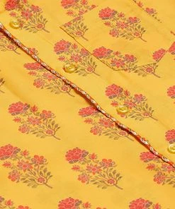 VASTRAMAY Boys' Multicolor-Base-Orange Ethnic Shirt 12 VASTRAMAY Boys' Multicolor-Base-Orange Ethnic Shirt