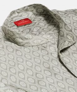 VASTRAMAY Boys' Beige Jacquard Ethnic Shirt 10 VASTRAMAY Boys' Beige Jacquard Ethnic Shirt