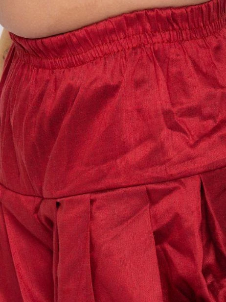 JBN Creation Boys' Gold Cotton Silk Kurta And Dhoti Pant Set 7 JBN Creation Boys' Gold Cotton Silk Kurta And Dhoti Pant Set