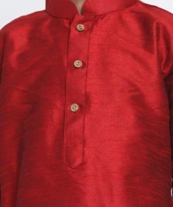 JBN Creation Boys' Maroon Cotton Silk Kurta And Dhoti Pant Set 11 JBN Creation Boys' Maroon Cotton Silk Kurta And Dhoti Pant Set