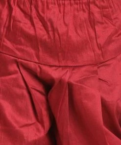 JBN Creation Boys' Gold Cotton Silk Blend Kurta And Dhoti Pant Set