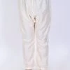 VASTRAMAY Boys Cream-Coloured Solid Relax-Fit Pyjamas