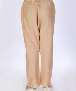 VASTRAMAY Boys Rose Gold-Coloured Solid Relax-Fit Pyjamas