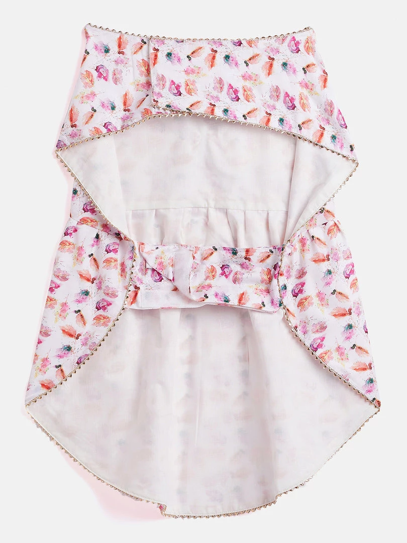 Vastramay White Abstract Printed Cotton Blend Siblings Set For Dogs Rakhi 7 Vastramay White Abstract Printed Cotton Blend Siblings Set For Dogs Rakhi