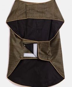 Vastramay Dogs' Black Woven Silk Blend Ethnic Jacket