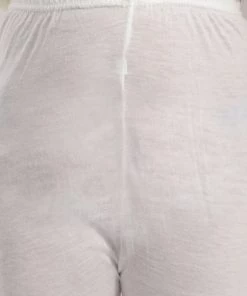 Vastramay Girls' Chikankari Cotton Kurta And Leggings Set