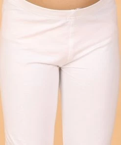 VASTRAMAY Girls Black & White Pure Cotton Tie-Dye Kurta Leggings & Dupatta Set