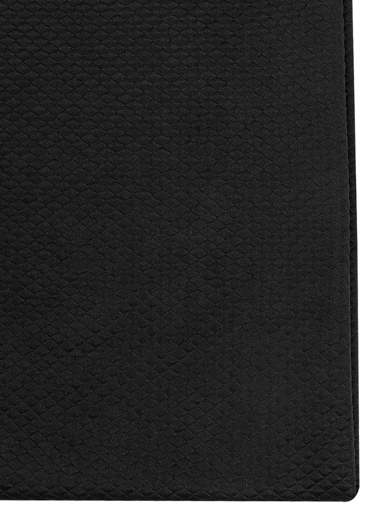 Vastramay Checks Black Quilted Fabric 7 Vastramay Checks Black Quilted Fabric