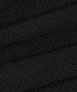 Vastramay Checks Black Quilted Fabric 9 Vastramay Checks Black Quilted Fabric