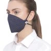 Vastramay Unisex 3-Ply Quilted Reusable Anti-Pollution, Comfortable Masks In Navy Blue - Pack Of 1 Rakhi