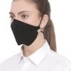 Vastramay Unisex 3-Ply Imported Self Design Reusable Anti-Pollution, Comfortable Masks In Black - Pack Of 1