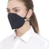 Vastramay Unisex 3-Ply Imported Self Design Reusable Anti-Pollution, Comfortable Masks In Navy Blue - Pack Of 1