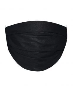 Vastramay Unisex 2 -Ply Solid Reusable Anti-Pollution Comfortable Half Face, Ear Loop Cotton Wellness Mask