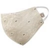 Sangeet / Tilak Vastramay Unisex 3 -Ply Banarasi Brocade Reusable Anti-Pollution Comfortable Half Face, Ear Loop Cotton Wellness Mask