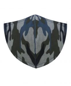 Vastramay Unisex 3 -Ply Solid Reusable Anti-Pollution Comfortable Half Face, Ear Loop Cotton Wellness Mask Rakhi