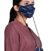 Vastramay Ikkat Printed Reusable Anti-Pollution, Cotton Dori Ear Loop And Choti Plus Tassels Style Wellness Mask In Blue With A Natural Fibre Potli Bag - Pack Of 1 2 Vastramay Ikkat Printed Reusable Anti-Pollution, Cotton Dori Ear Loop And Choti Plus Tassels Style Wellness Mask In Blue With A Natural Fibre Potli Bag - Pack Of 1