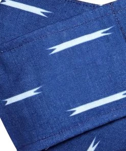 Vastramay Ikkat Printed Reusable Anti-Pollution, Cotton Dori Ear Loop And Choti Plus Tassels Style Wellness Mask In Blue With A Natural Fibre Potli Bag - Pack Of 1 13 Vastramay Ikkat Printed Reusable Anti-Pollution, Cotton Dori Ear Loop And Choti Plus Tassels Style Wellness Mask In Blue With A Natural Fibre Potli Bag - Pack Of 1