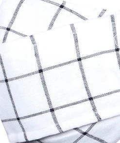 Vastramay Checkered Reusable Anti-Pollution, Cotton Dori Ear Loop And Choti Plus Tassels Style Wellness Mask In White With A Natural Fibre Potli Bag - Pack Of 1