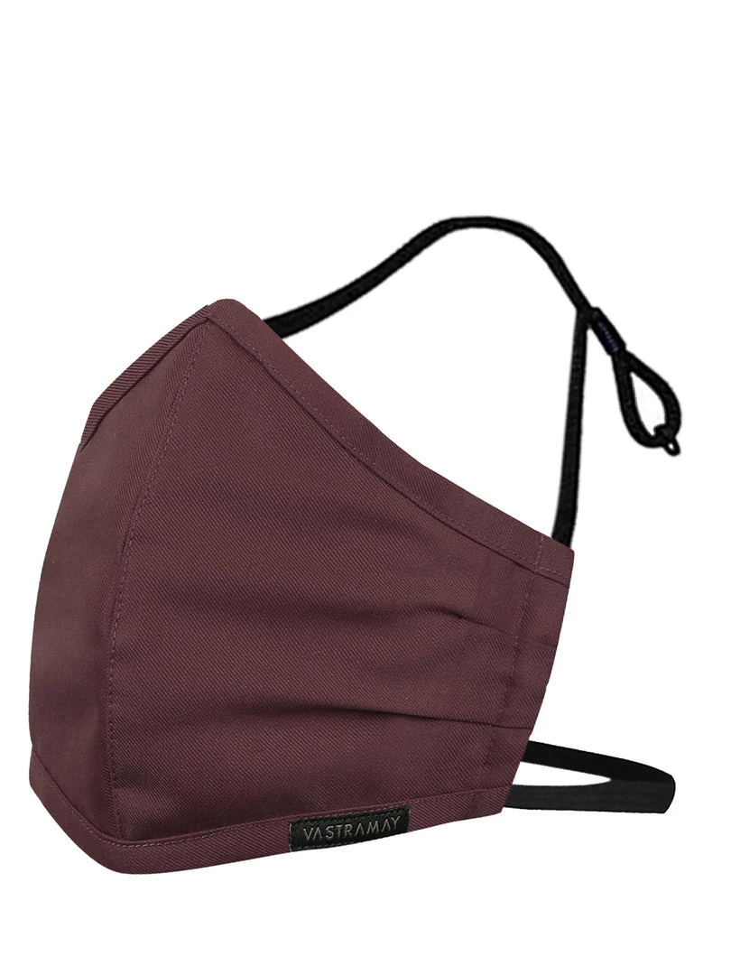 Vastramay Unisex 3 -Ply Solid Reusable Anti-Pollution, Comfortable Large Coverage With Head Band Wellness Biker Masks In Burgundy - Pack Of 1 Rakhi 6 Vastramay Unisex 3 -Ply Solid Reusable Anti-Pollution, Comfortable Large Coverage With Head Band Wellness Biker Masks In Burgundy - Pack Of 1 Rakhi