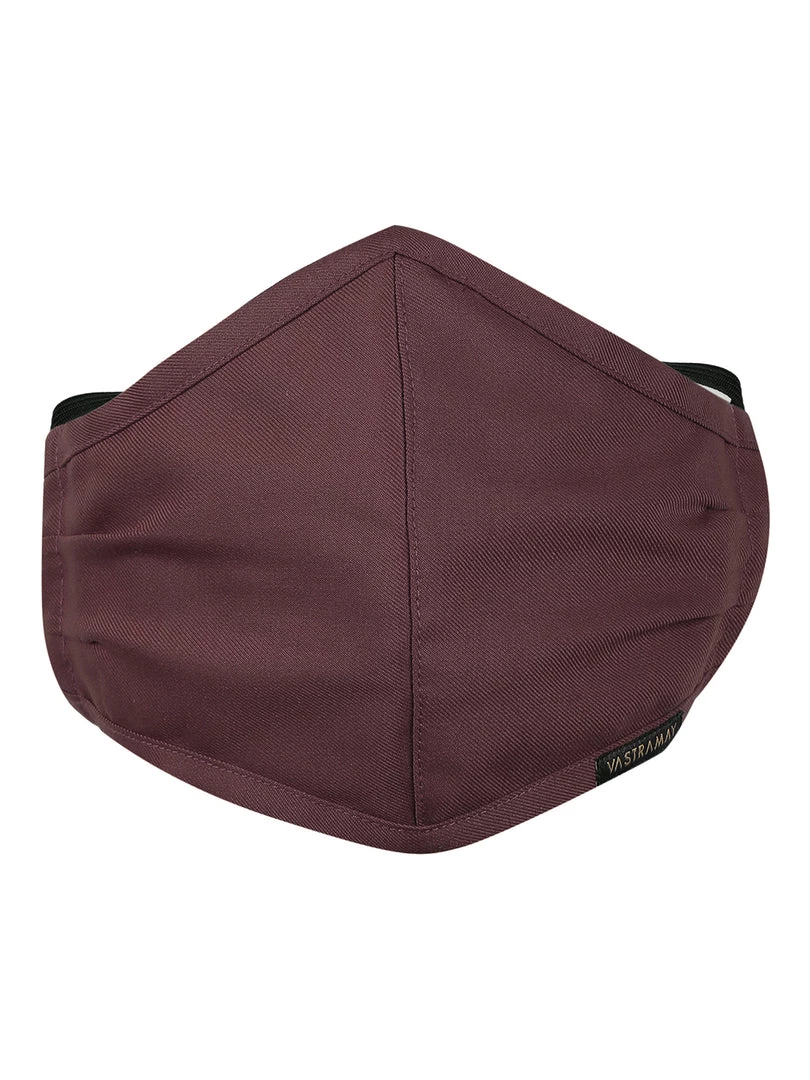Vastramay Unisex 3 -Ply Solid Reusable Anti-Pollution, Comfortable Large Coverage With Head Band Wellness Biker Masks In Burgundy - Pack Of 1 Rakhi 9 Vastramay Unisex 3 -Ply Solid Reusable Anti-Pollution, Comfortable Large Coverage With Head Band Wellness Biker Masks In Burgundy - Pack Of 1 Rakhi